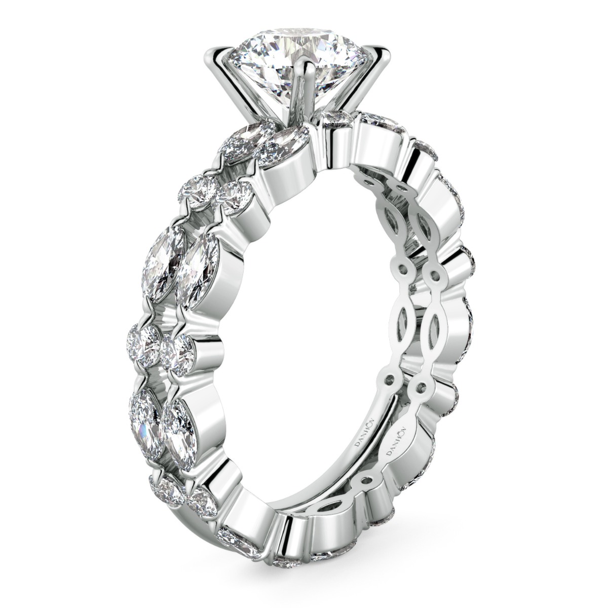 Norme de Versailles Diamond Engagement Ring — image 6 of 9