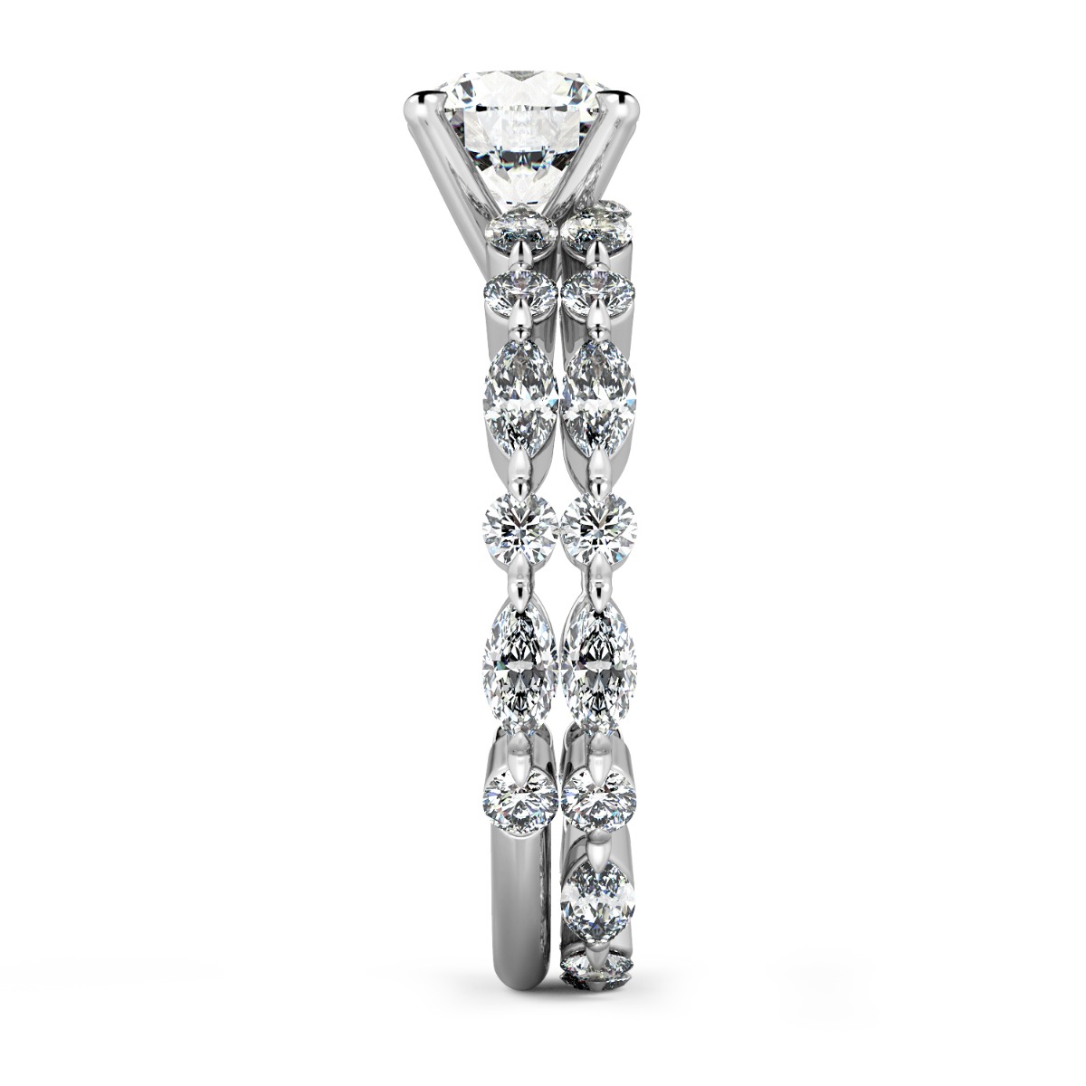 Norme de Versailles Diamond Engagement Ring — image 8 of 9