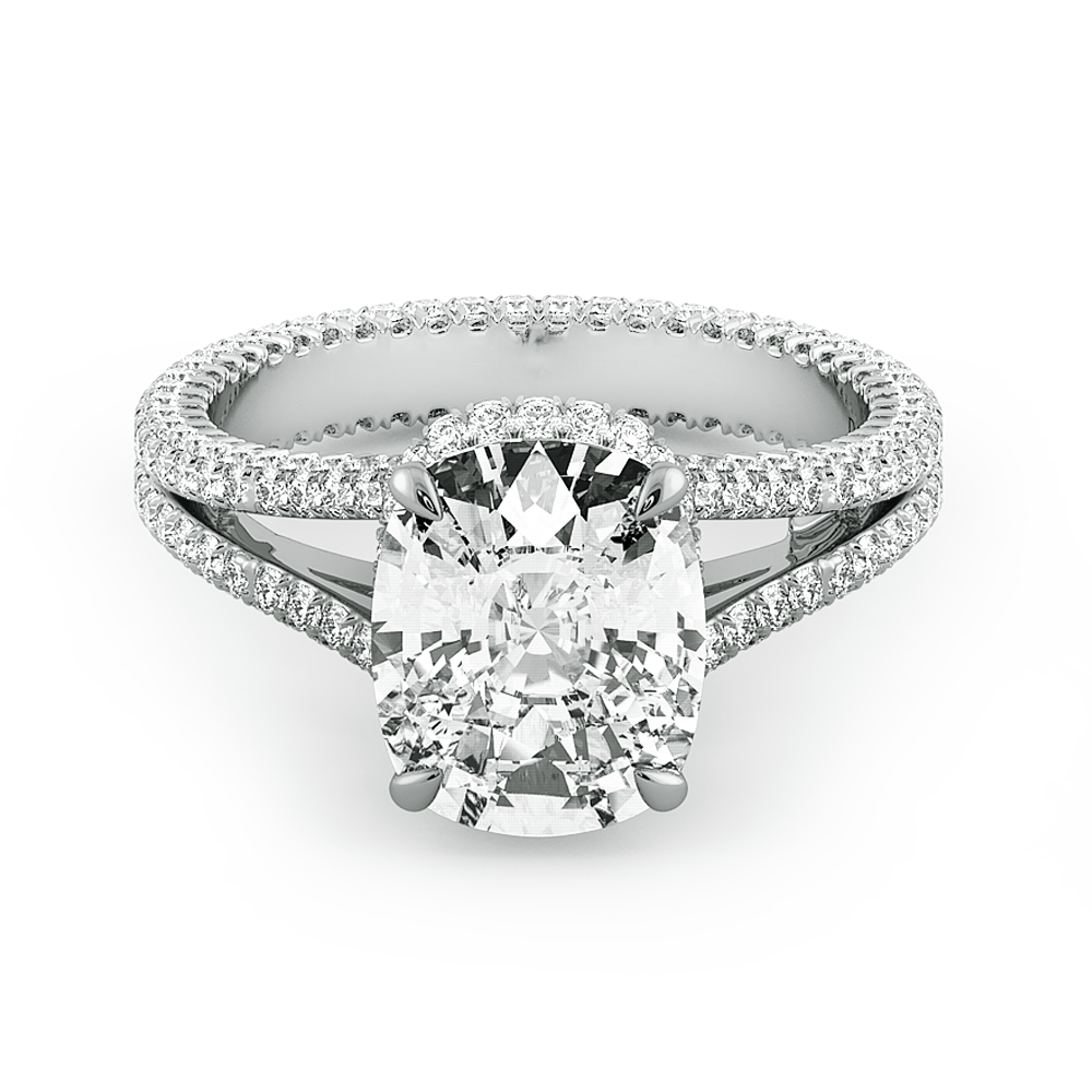 Norme De Split Shank Diamond Engagement Ring — image 1 of 9