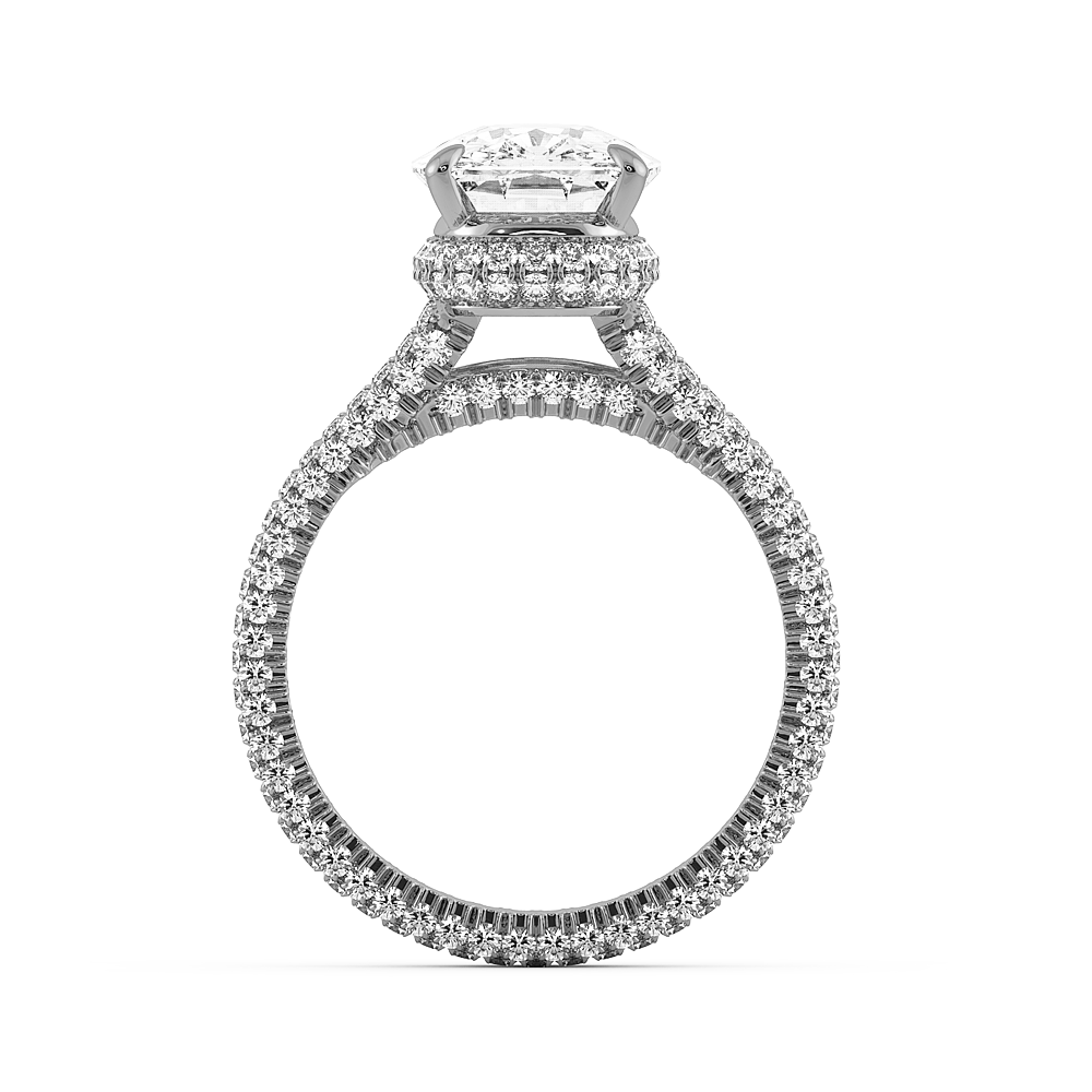 Norme De Split Shank Diamond Engagement Ring — image 3 of 9