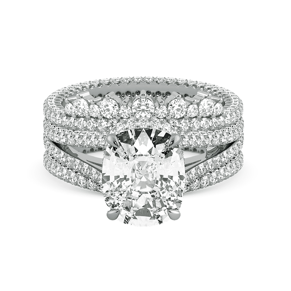 Norme De Split Shank Diamond Engagement Ring — image 5 of 9