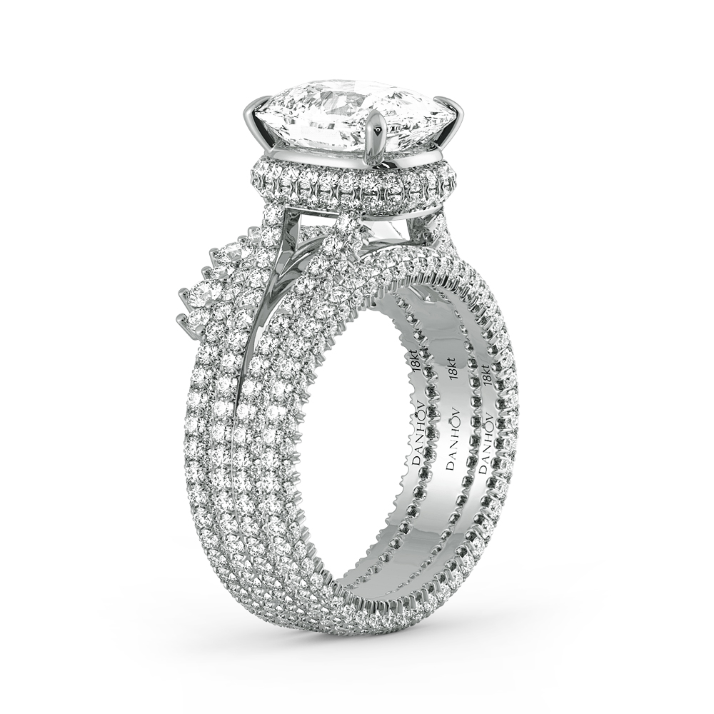 Norme De Split Shank Diamond Engagement Ring — image 6 of 9