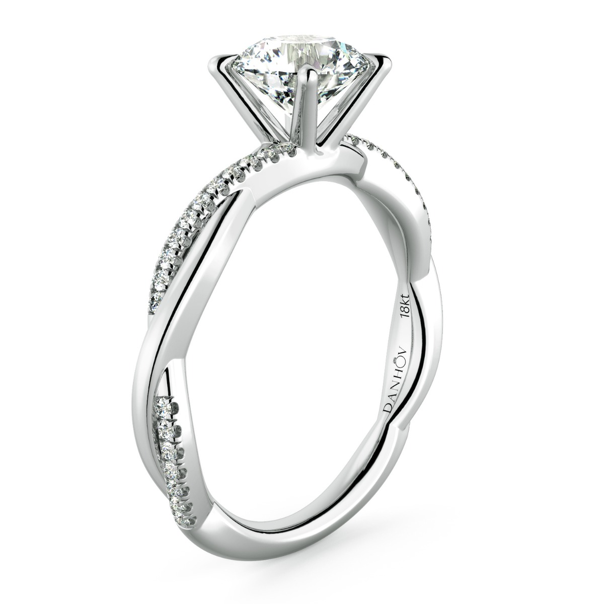 Norme De Petite Twisted Engagement Ring — image 2 of 9