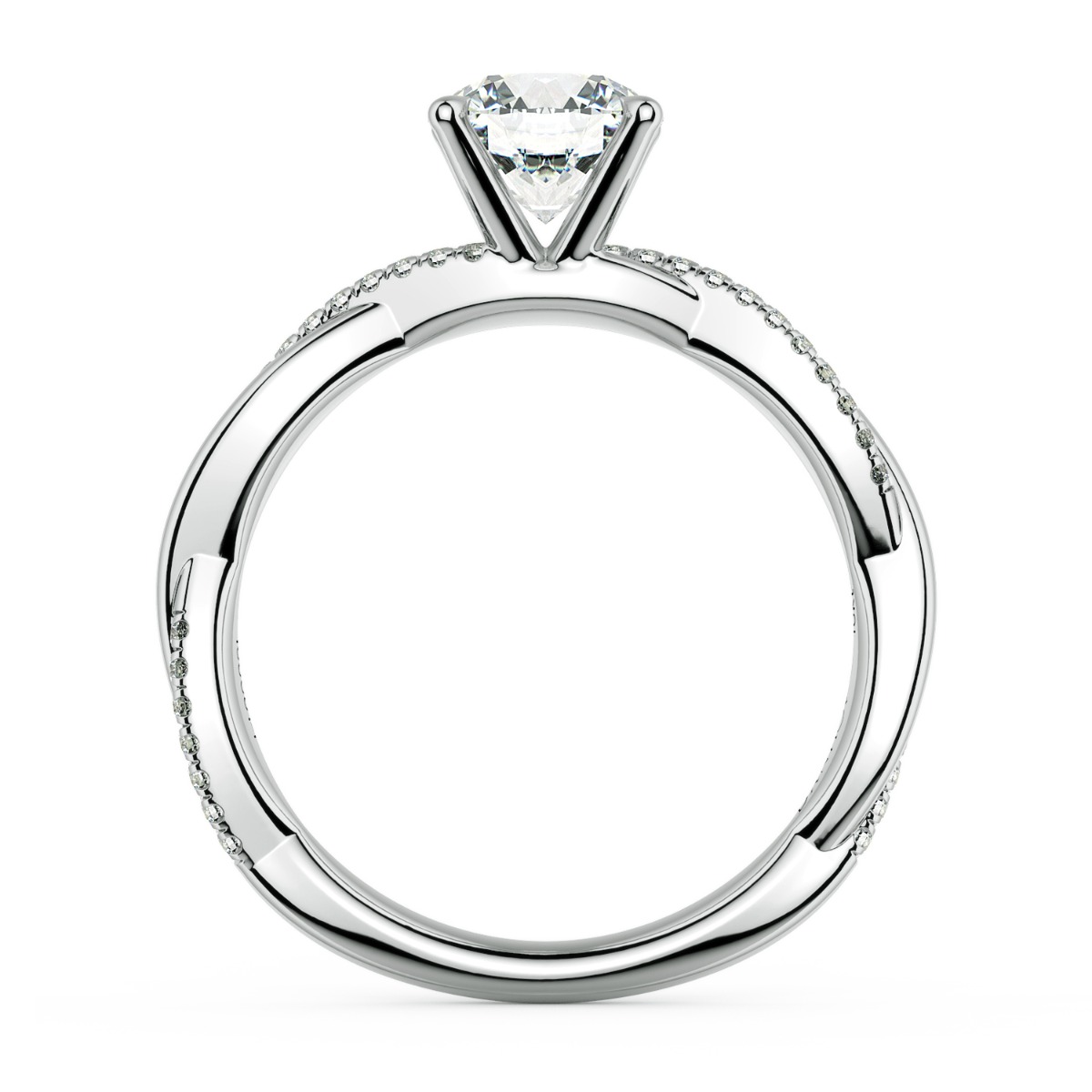 Norme De Petite Twisted Engagement Ring — image 3 of 9