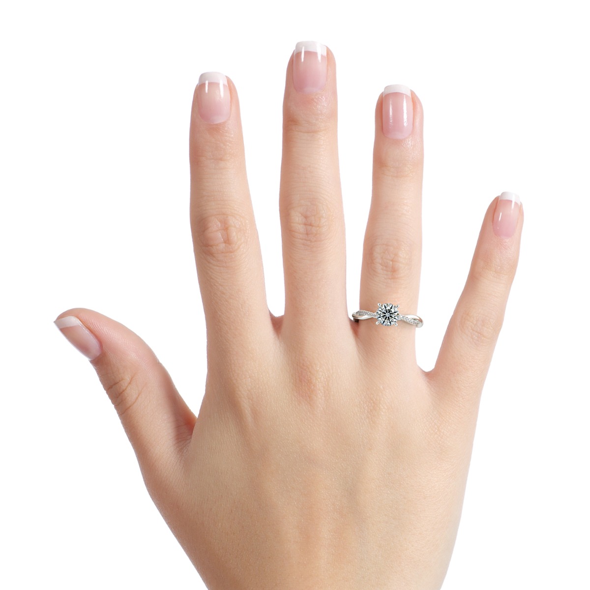 Norme De Petite Twisted Engagement Ring — image 9 of 9