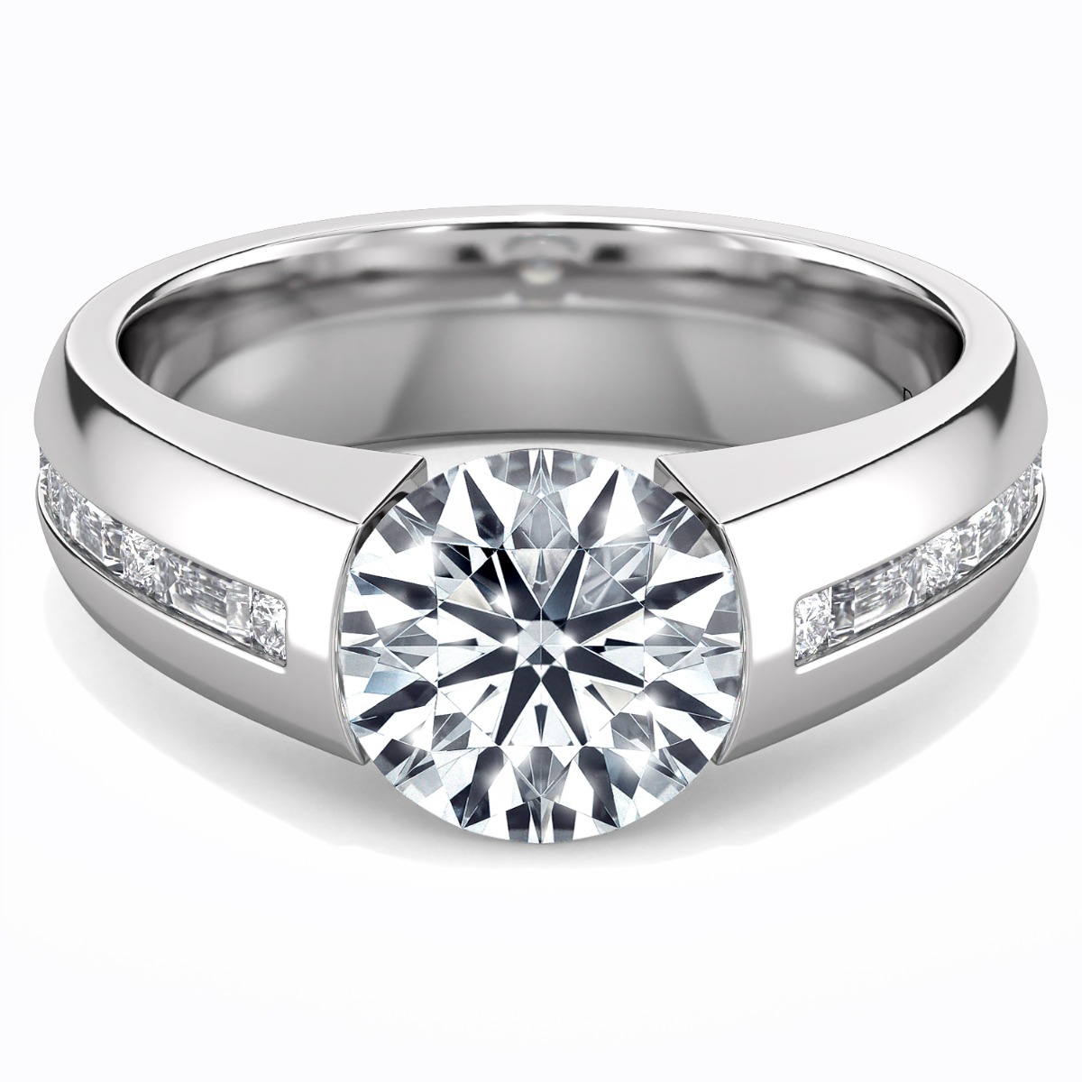 Norem de tension style engagement ring — image 1 of 5