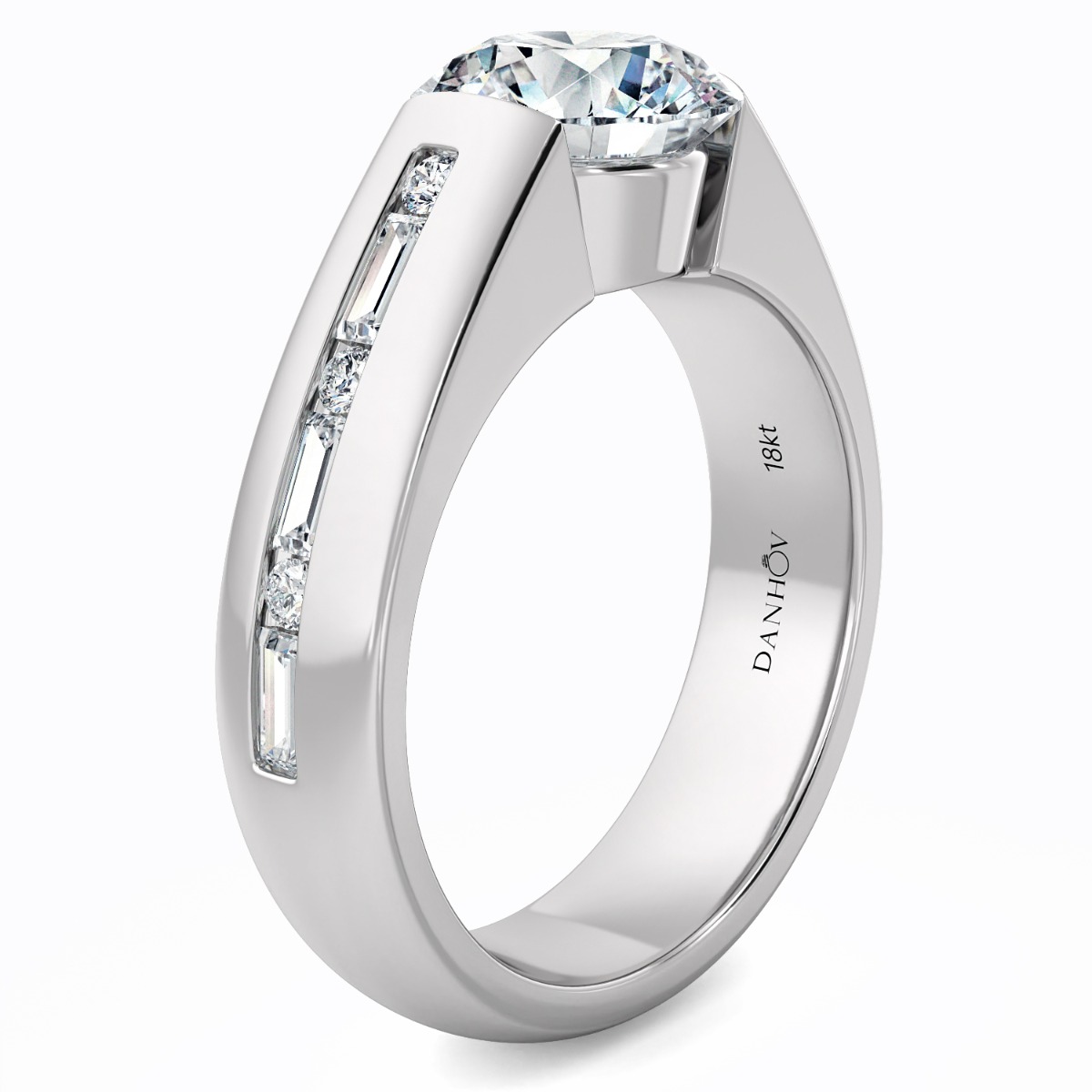 Norem de tension style engagement ring — image 2 of 5