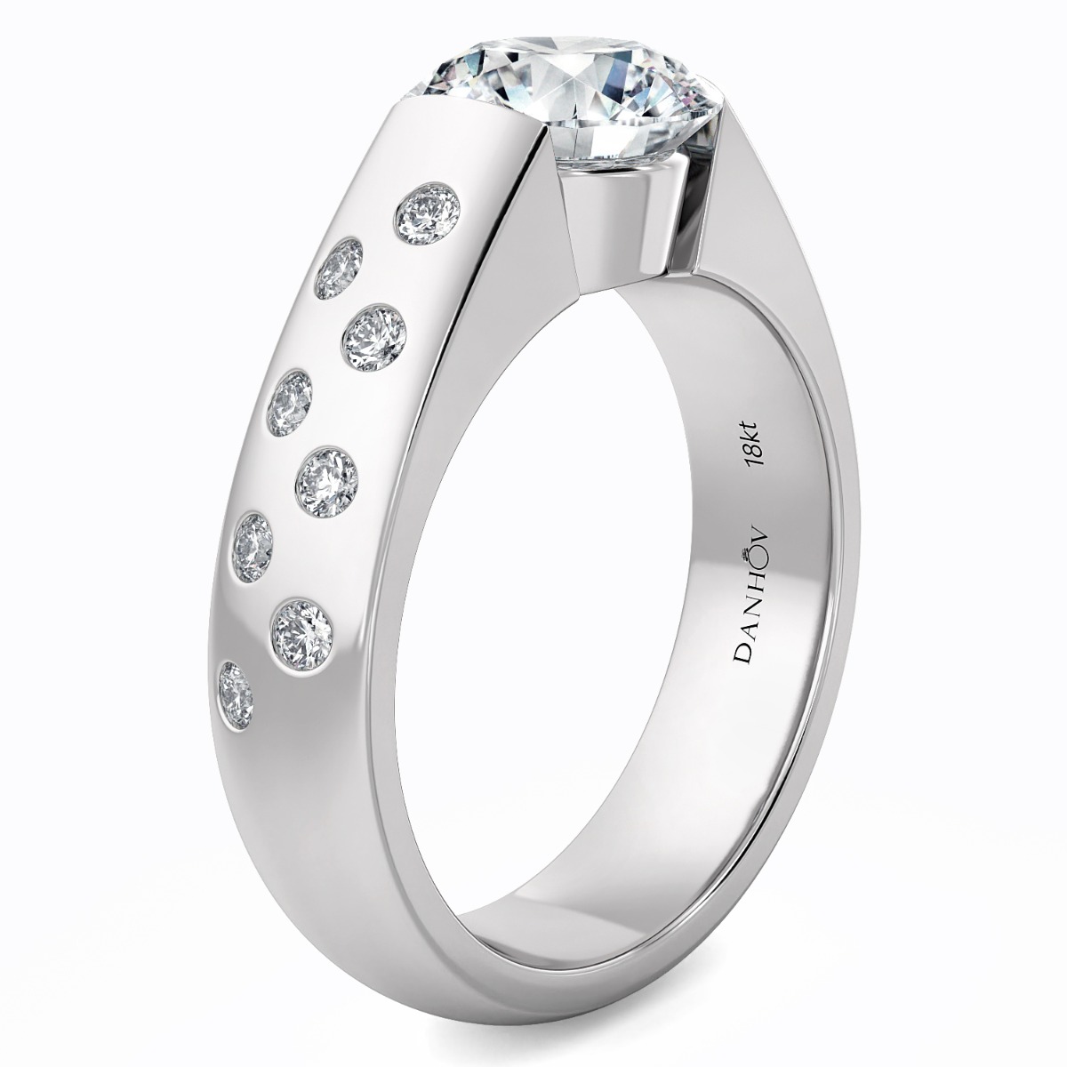 Norem de tension style engagement ring — image 2 of 5