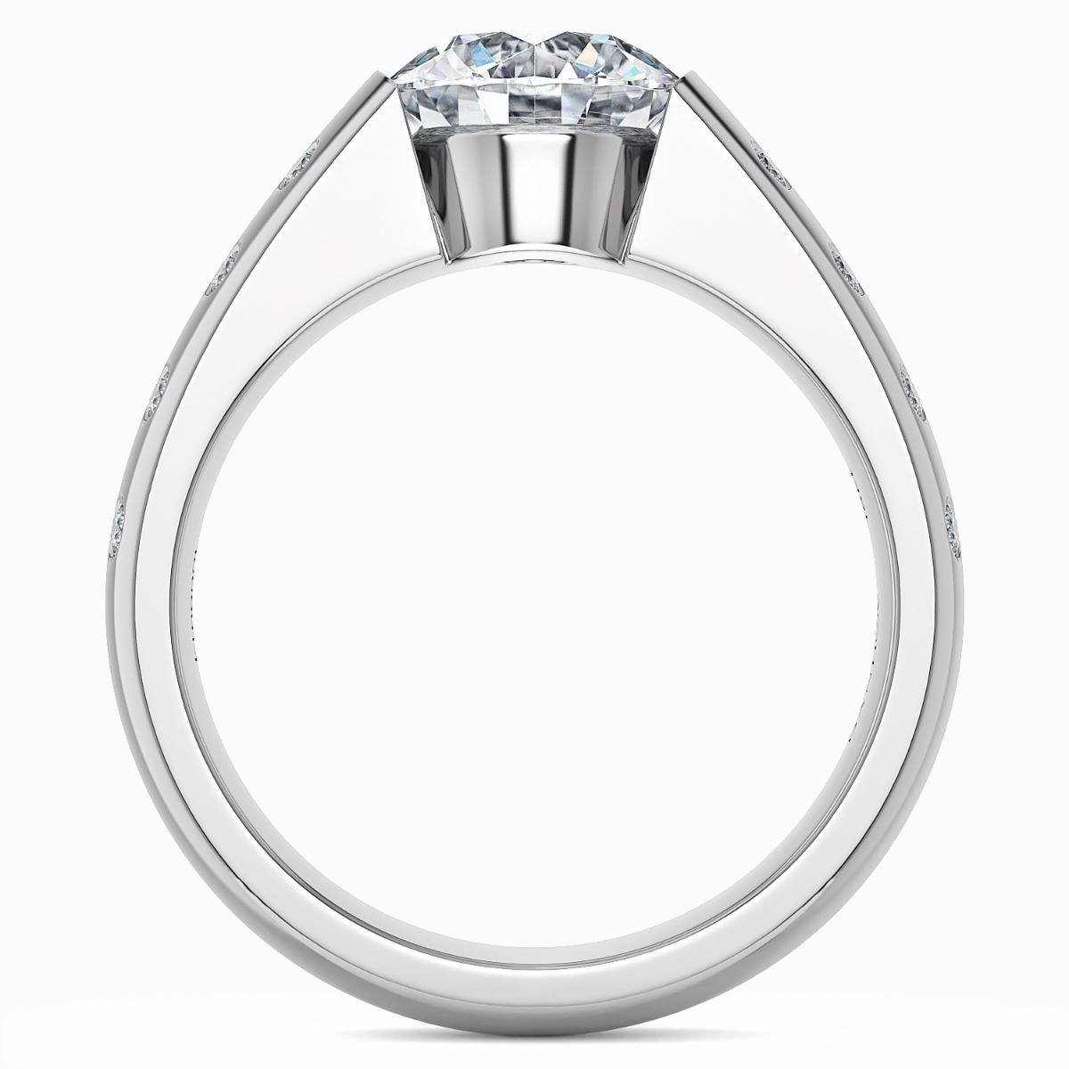 Norem de tension style engagement ring — image 3 of 5