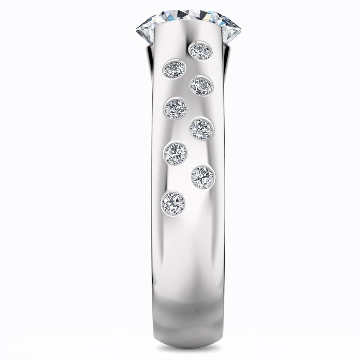 Norem de tension style engagement ring — image 4 of 5