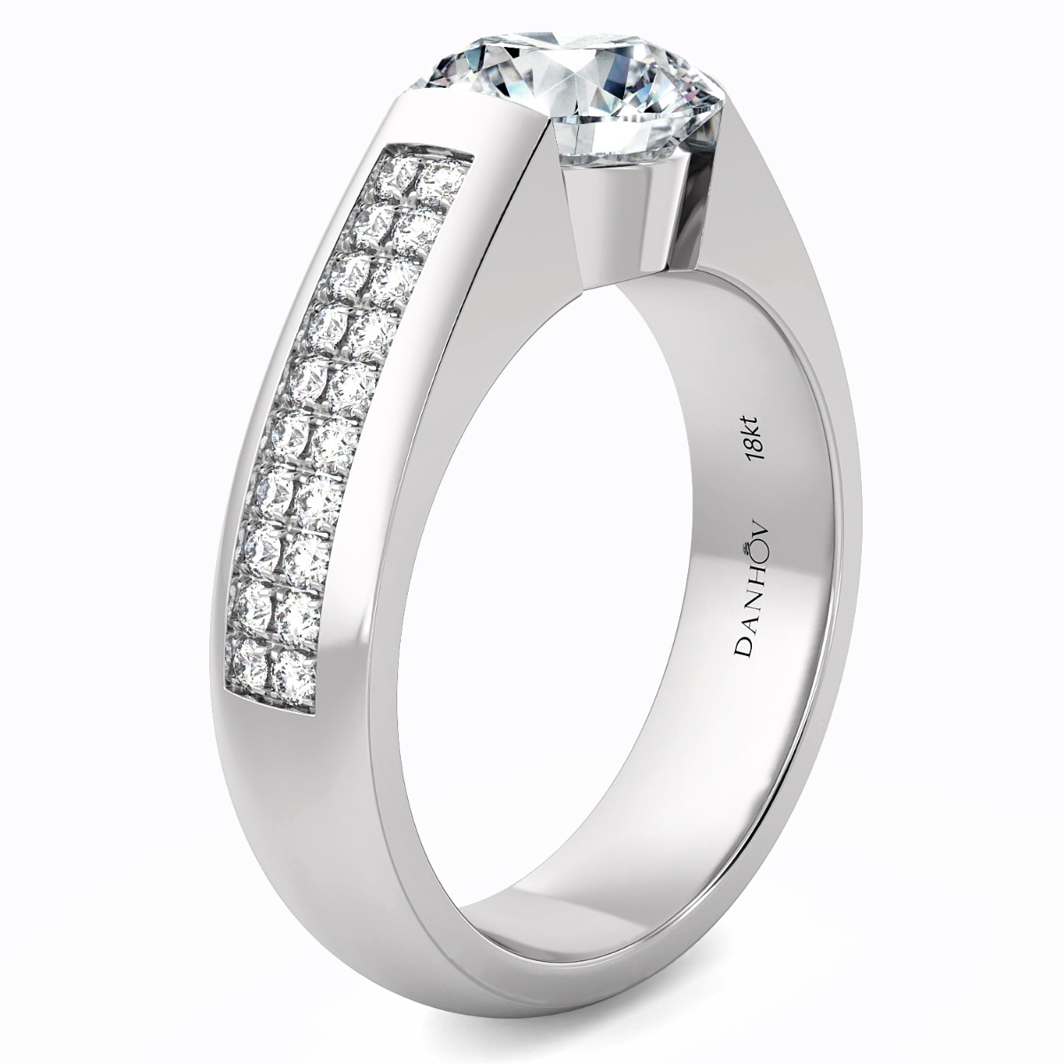 Norem de tension style engagement ring — image 2 of 5