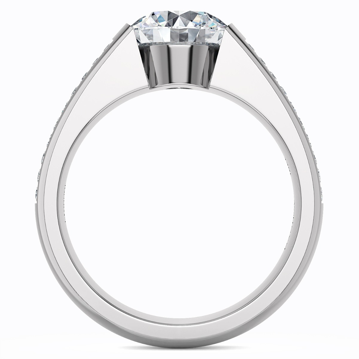 Norem de tension style engagement ring — image 3 of 5