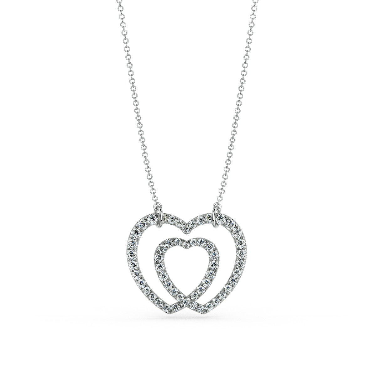 Norme de Heart in Heart Diamond Pendant — image 1 of 4