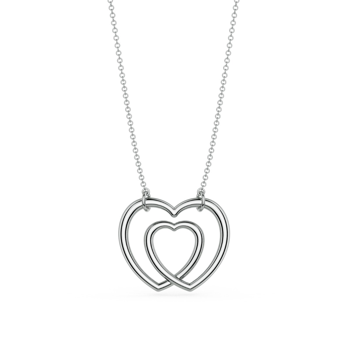 Norme de Heart in Heart Diamond Pendant — image 3 of 4