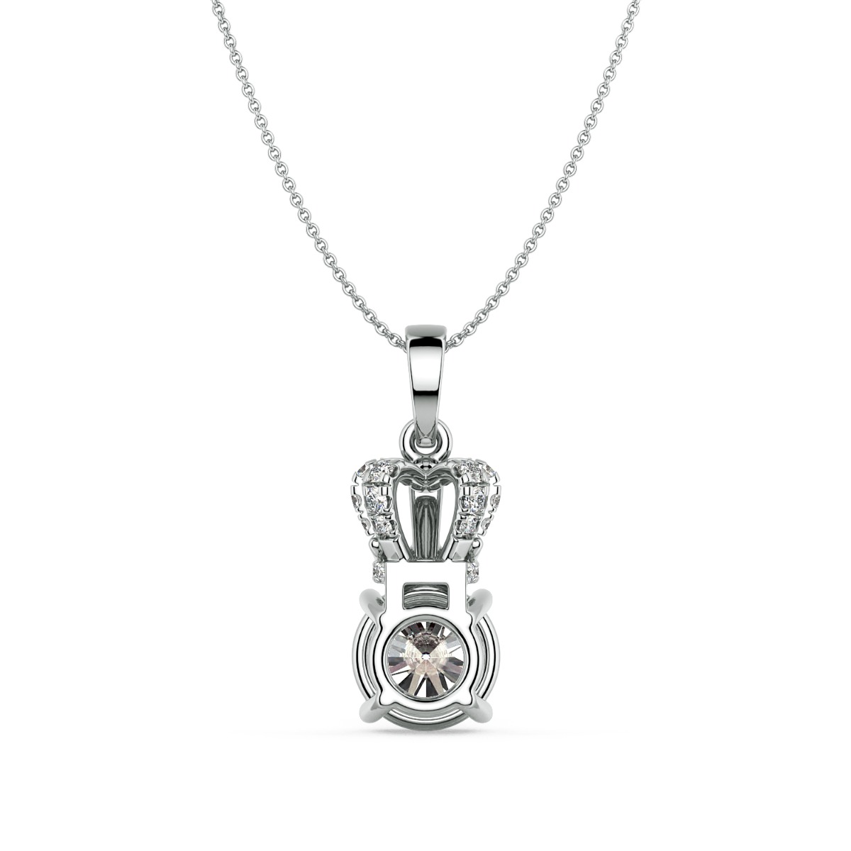 Norme de Crown Diamond Pendant — image 2 of 4