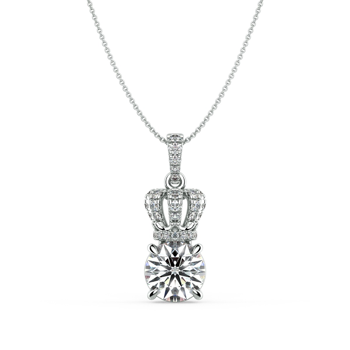 Norme de Crown Diamond Pendant — image 4 of 4