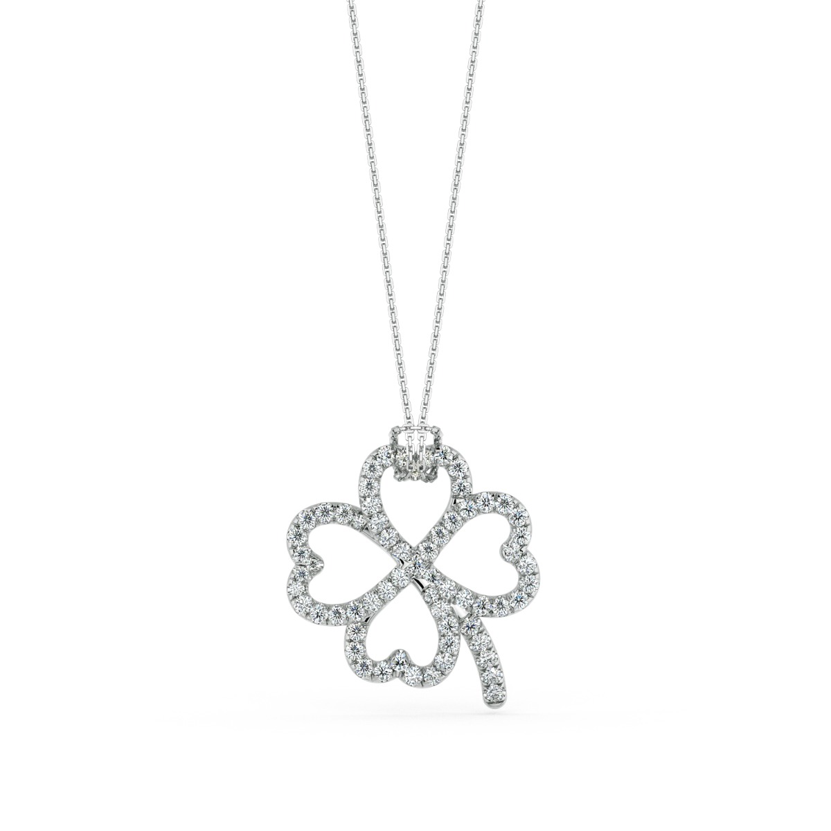 Norme de Shamrock Pendant with Rolo Chain — image 1 of 1