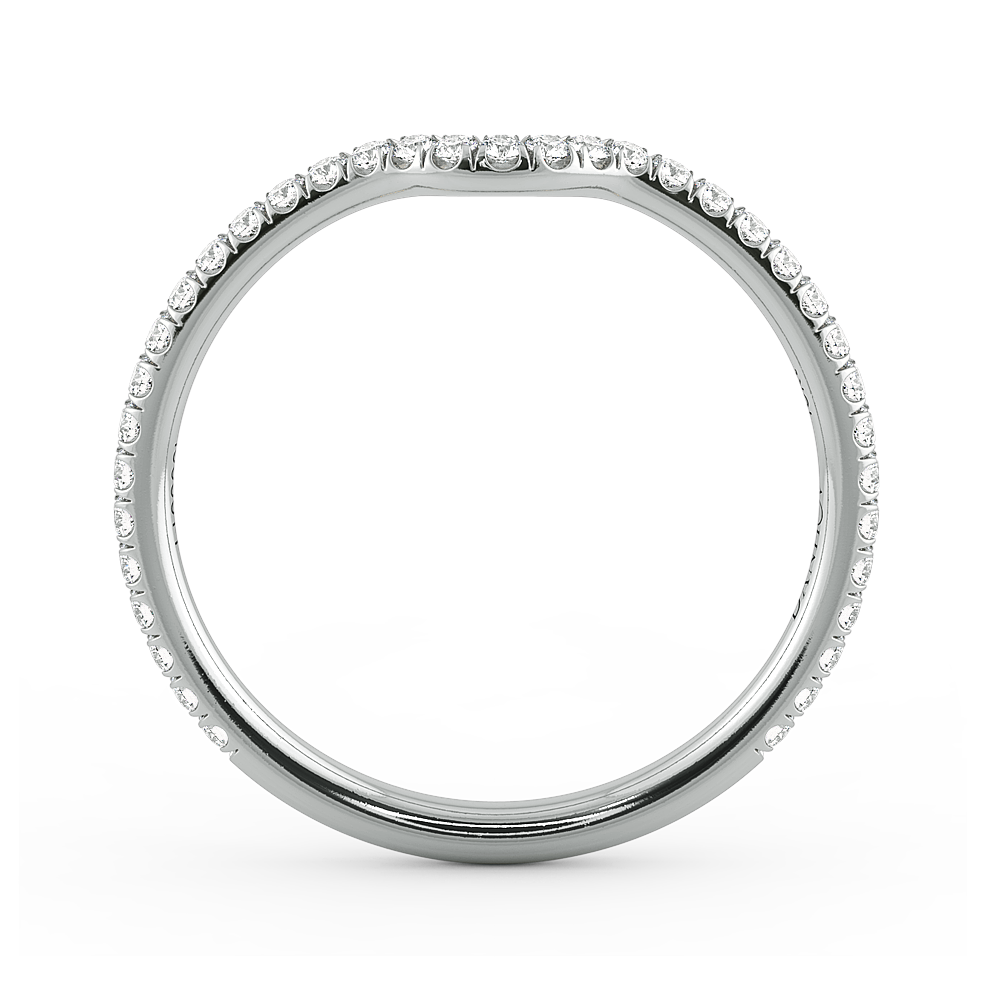 Solo Filo Diamond Wedding Band — image 3 of 9