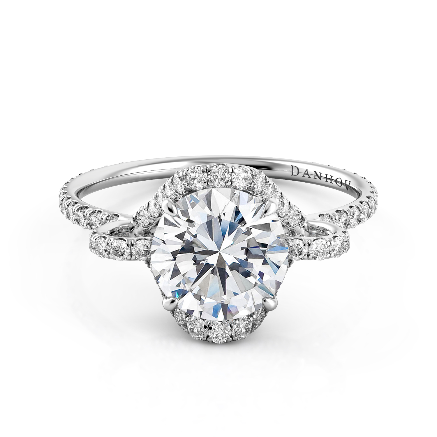 Solo Filo Designer Diamond Engagement Ring — image 1 of 1