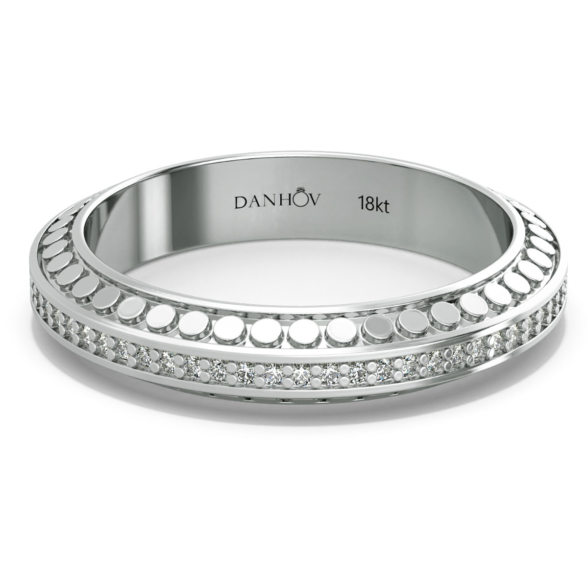 Tubetto Diamond Wedding Ring — image 1 of 4