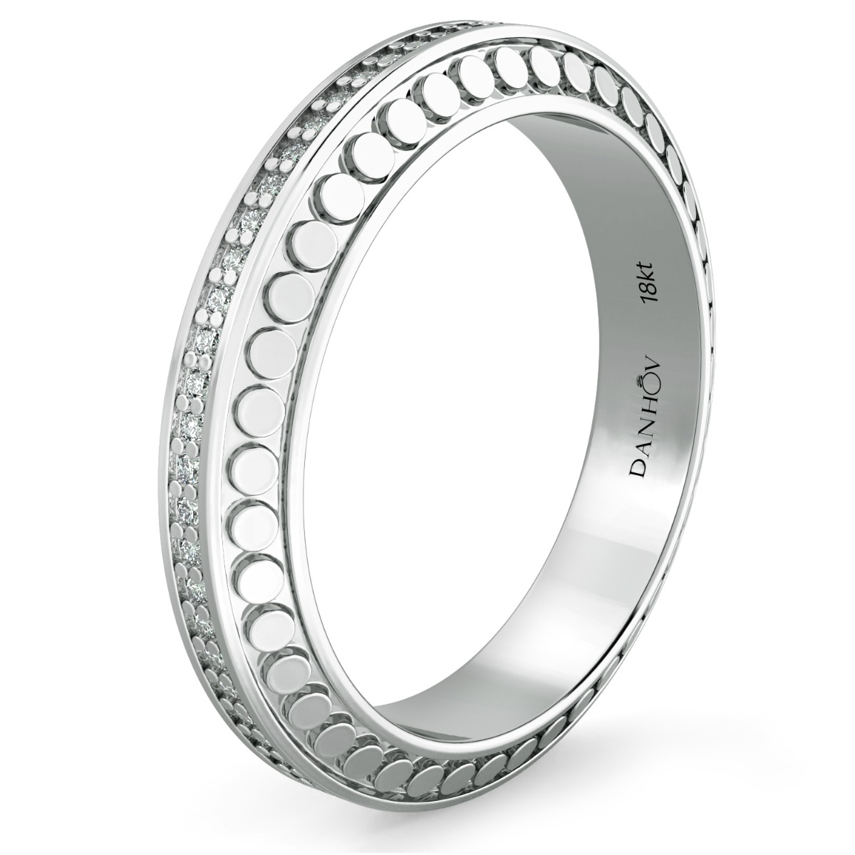 Tubetto Diamond Wedding Ring — image 2 of 4