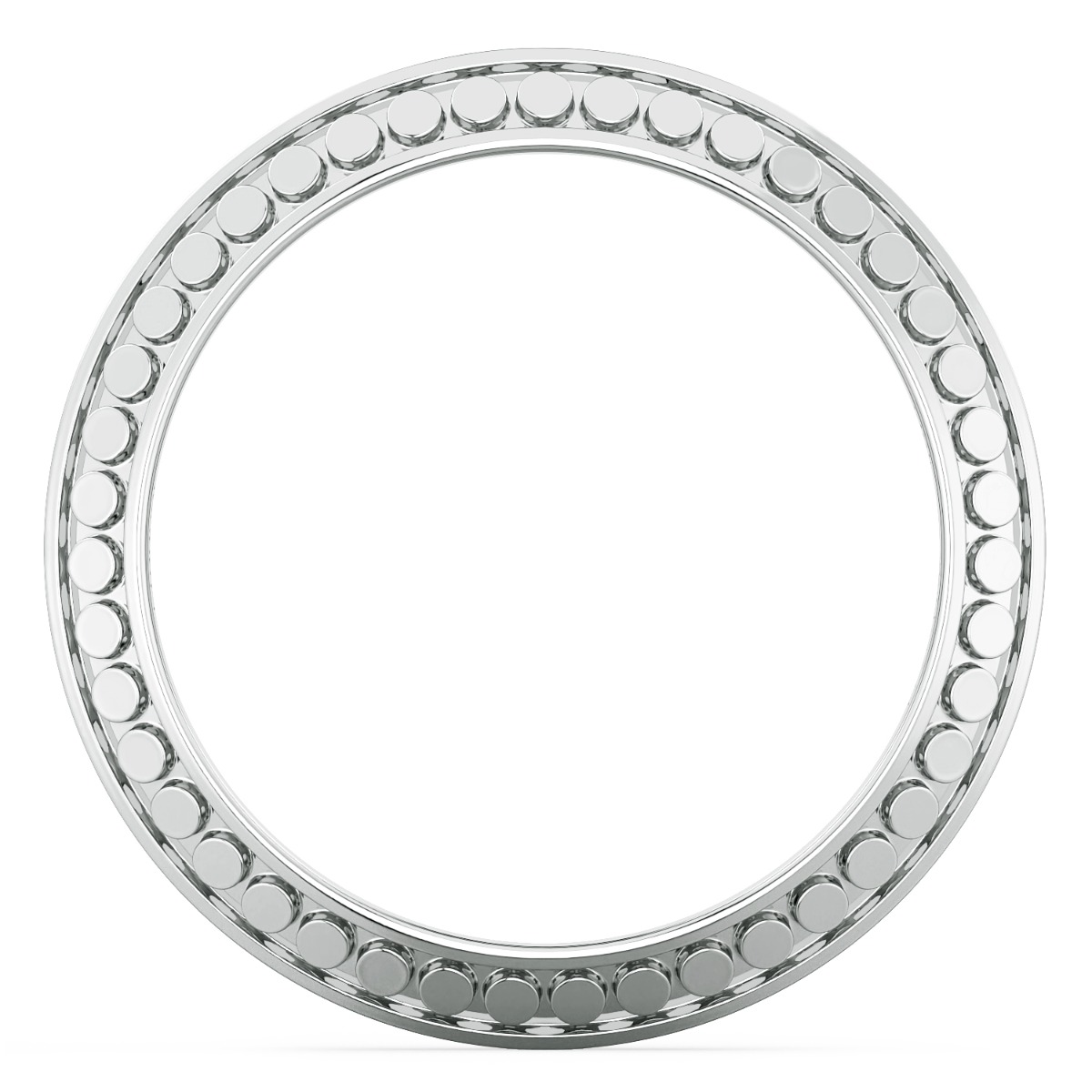 Tubetto Diamond Wedding Ring — image 3 of 4