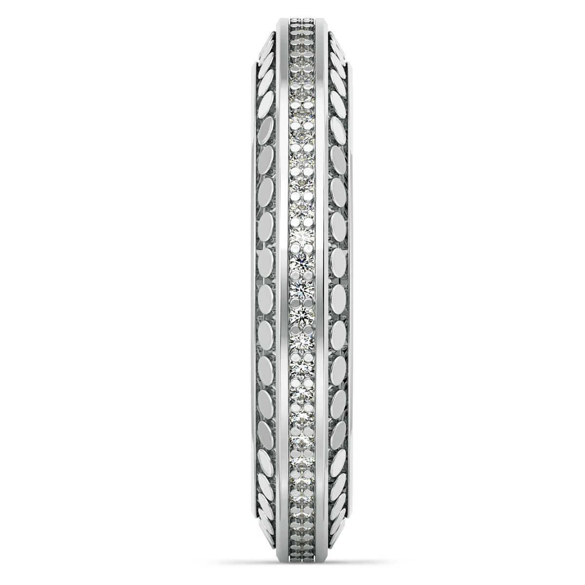 Tubetto Diamond Wedding Ring — image 4 of 4