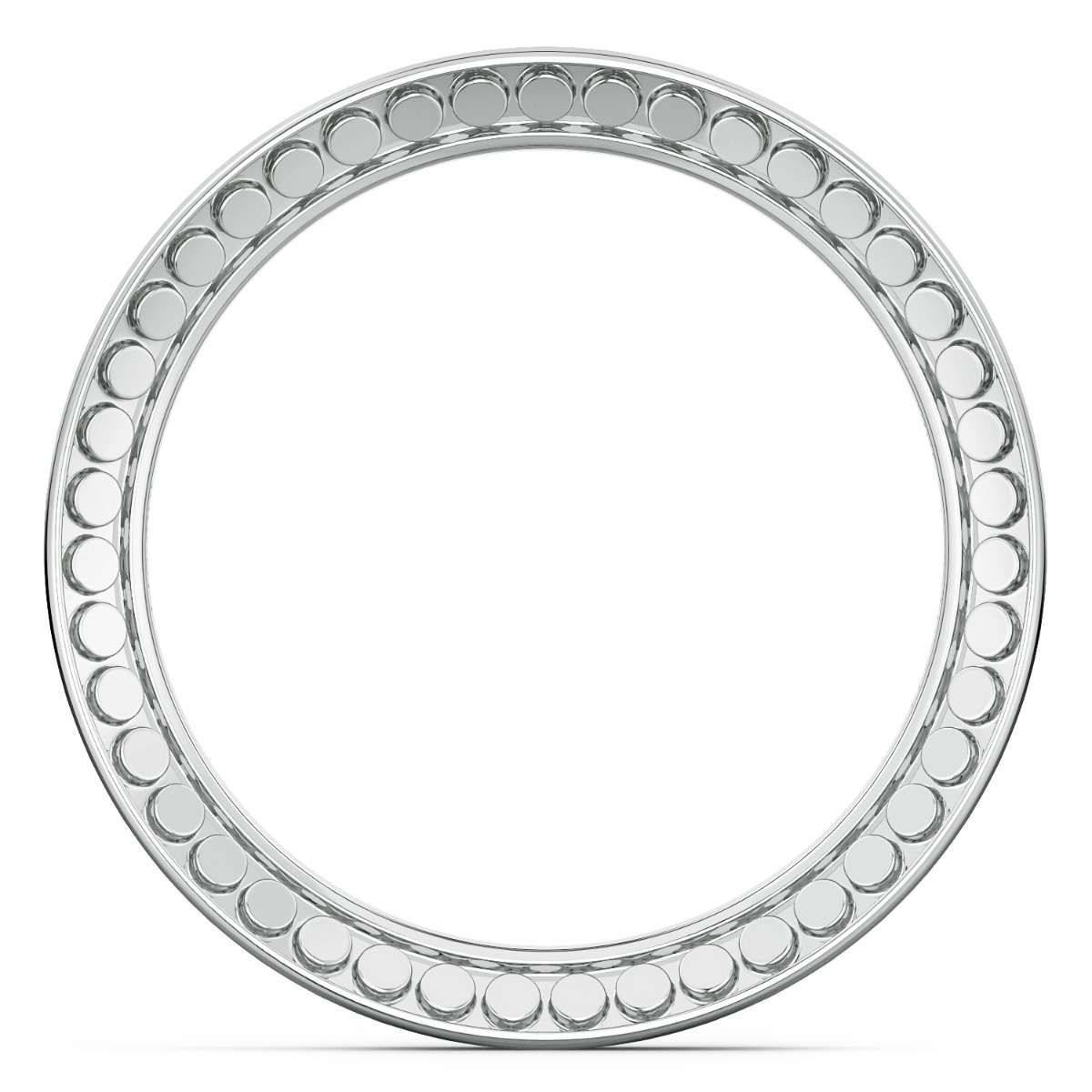 Tubetto Diamond Wedding Ring — image 3 of 4