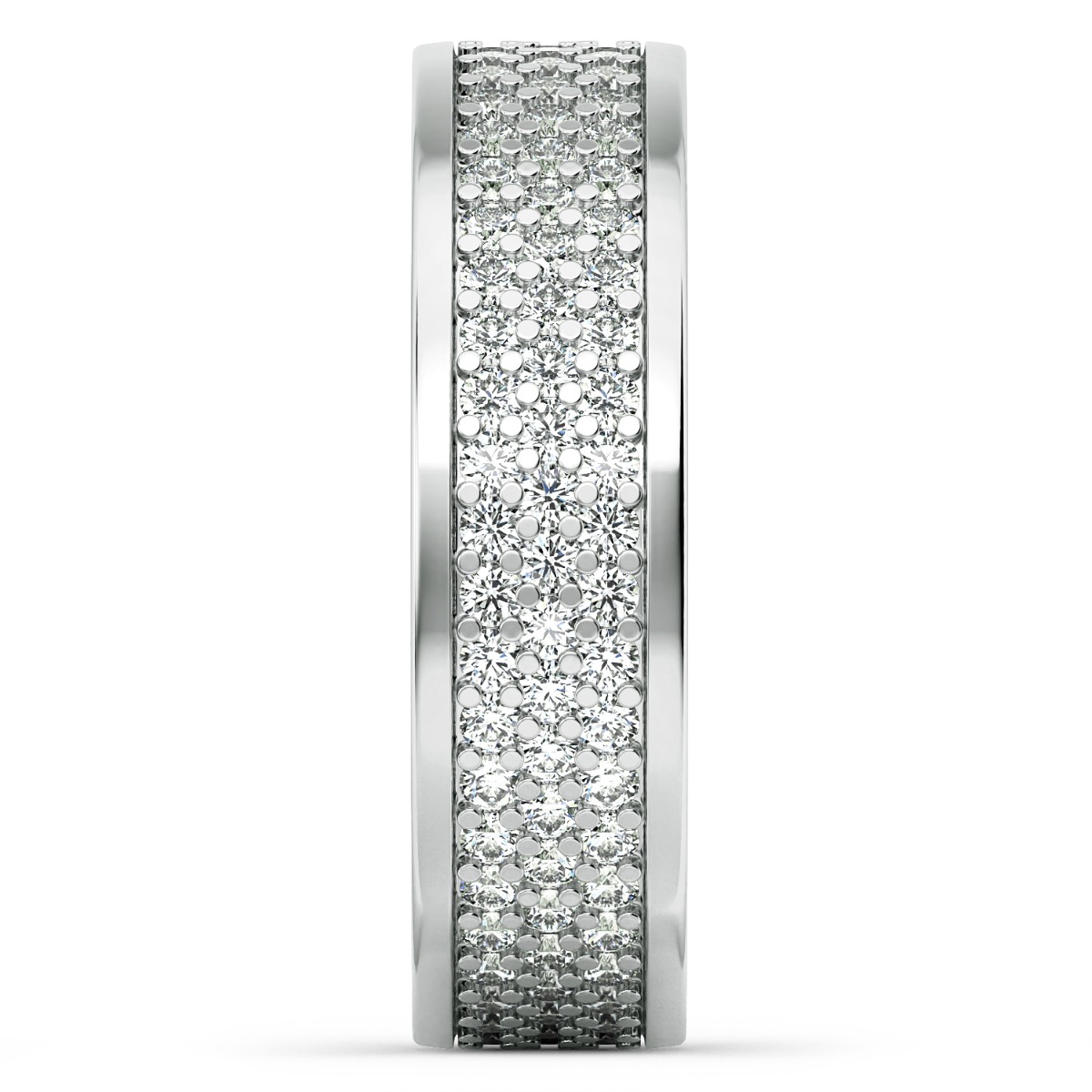 Tubetto Diamond Wedding Ring — image 4 of 4