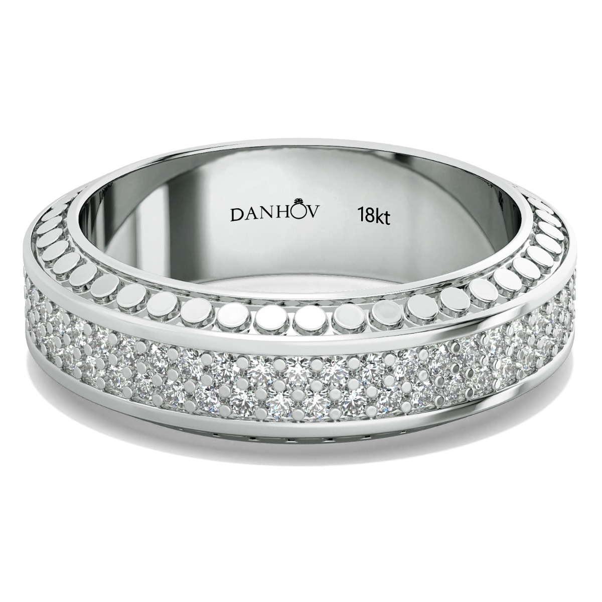 Tubetto Diamond Wedding Ring — image 1 of 4