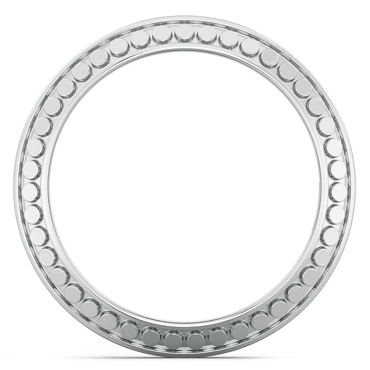 Tubetto Diamond Wedding Ring — image 3 of 4