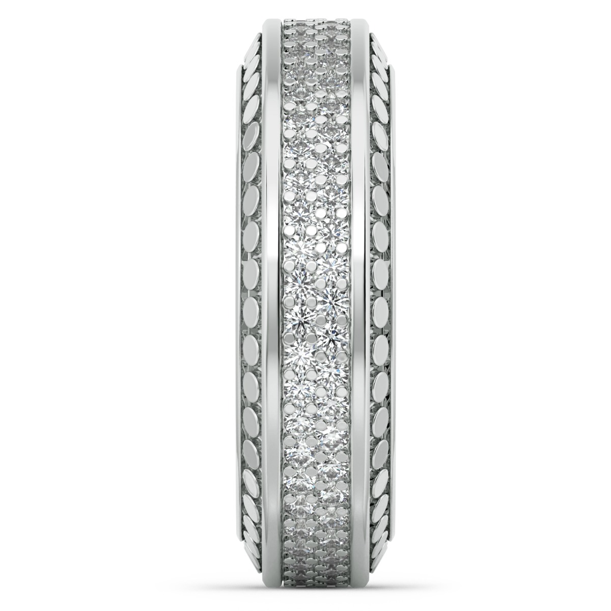 Tubetto Diamond Wedding Ring — image 4 of 4