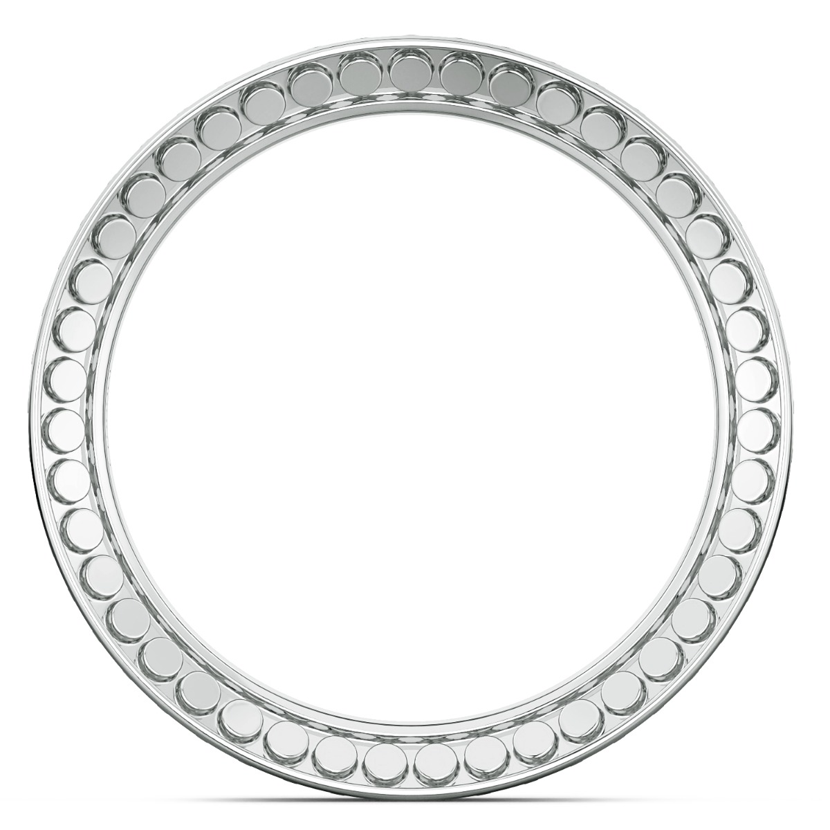 Tubetto Diamond Wedding Ring — image 3 of 4