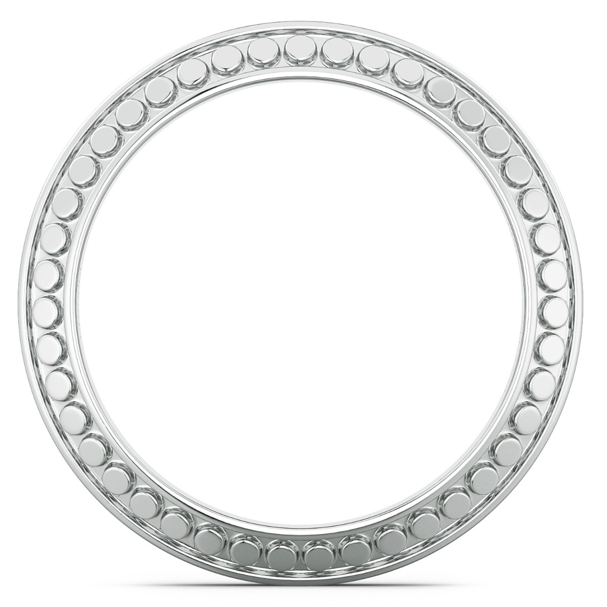 Tubetto Diamond Wedding Ring — image 3 of 4