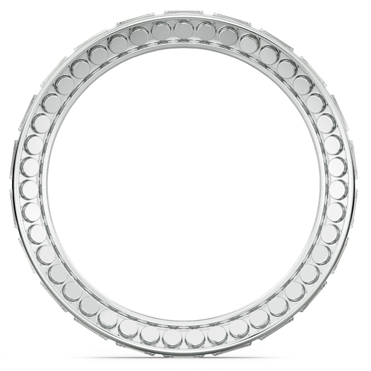 Tubetto Diamond Wedding Ring — image 3 of 4
