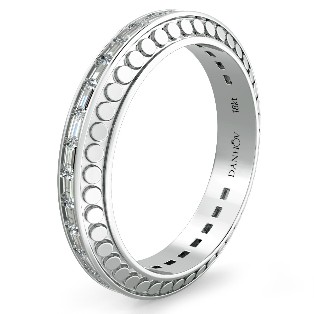 Tubetto Diamond Wedding Ring — image 2 of 4