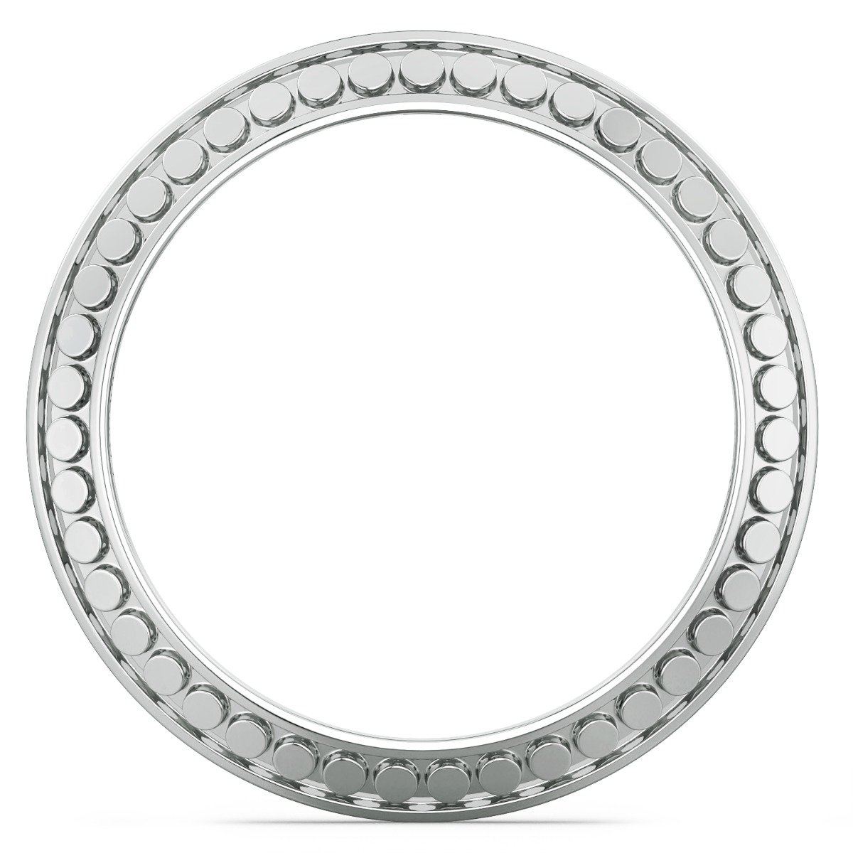 Tubetto Diamond Wedding Ring — image 3 of 4
