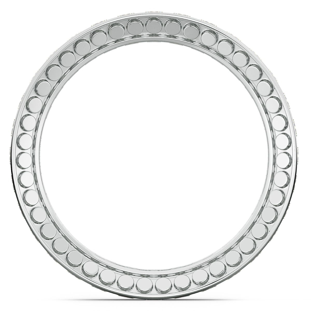 Tubetto Diamond Wedding Ring — image 3 of 4