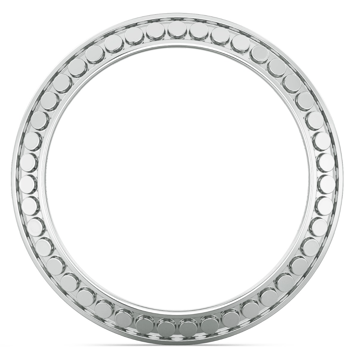 Tubetto Diamond Wedding Ring — image 3 of 4