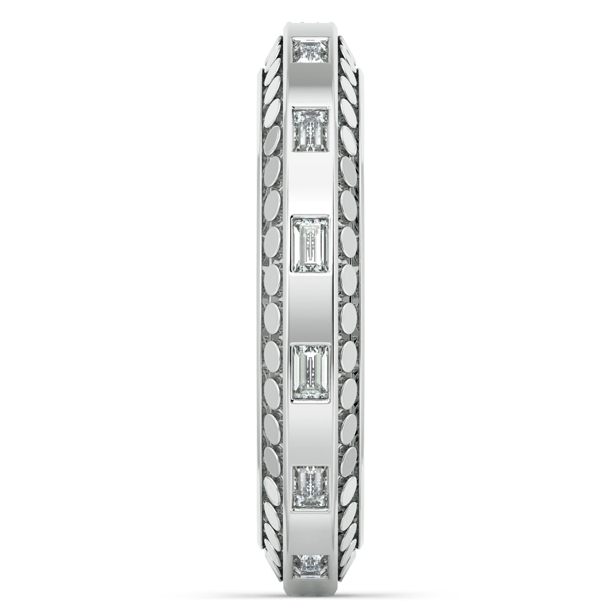 Tubetto Diamond Wedding Ring — image 4 of 4