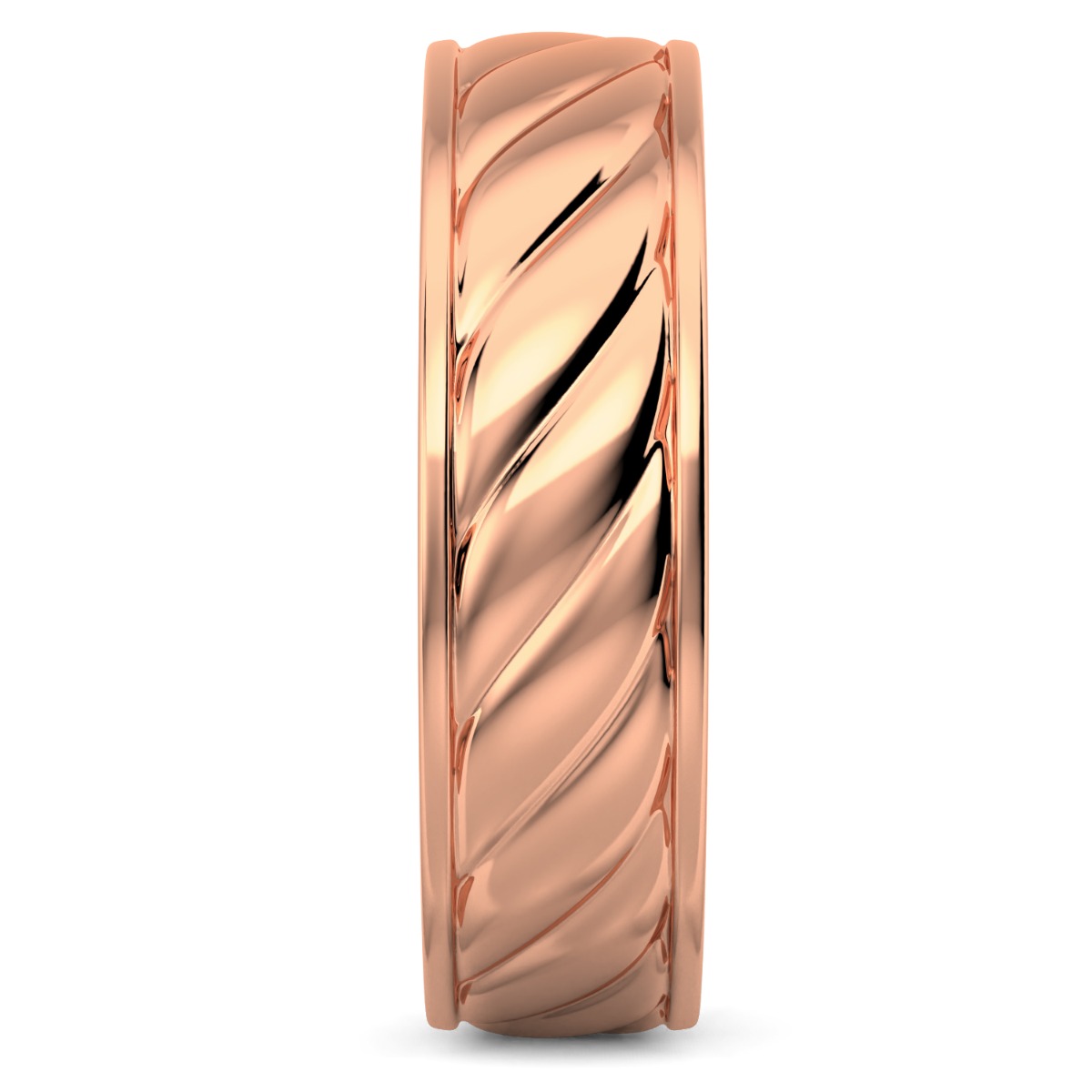 Tubetto Diamond Wedding Ring — image 4 of 4