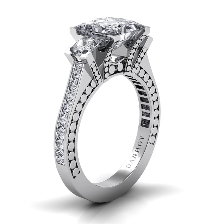 Tubetto Three Stone Engagement Ring — image 6 of 6