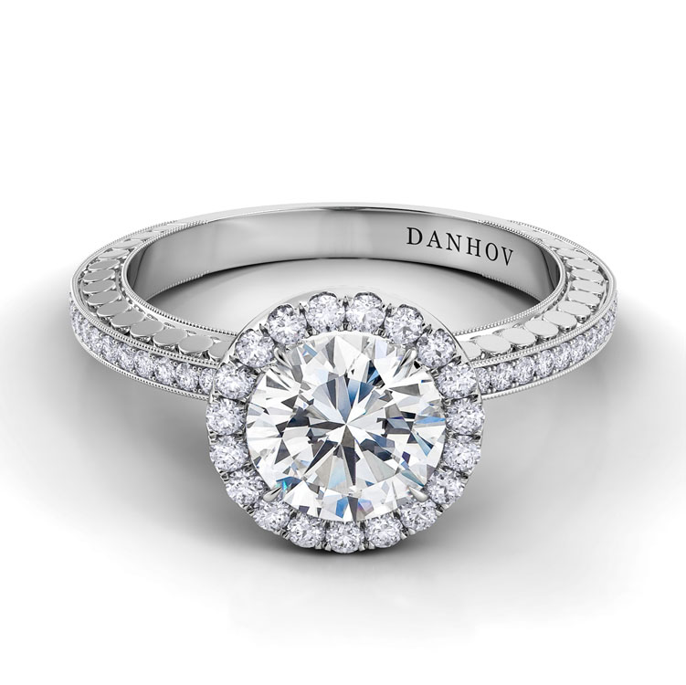 Tubetto Engagement Ring Halo Design — image 1 of 1
