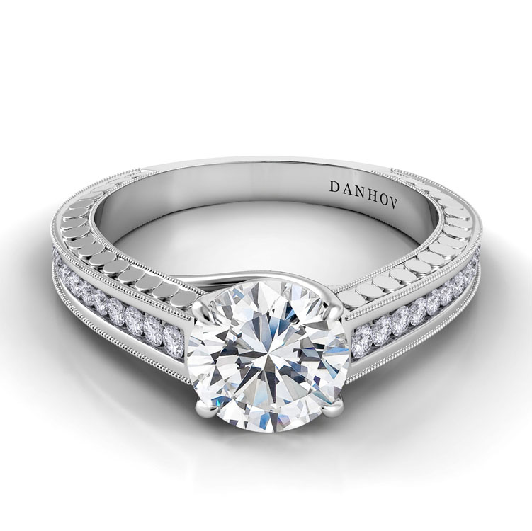 Tubetto Diamond Engagement Ring — image 1 of 1