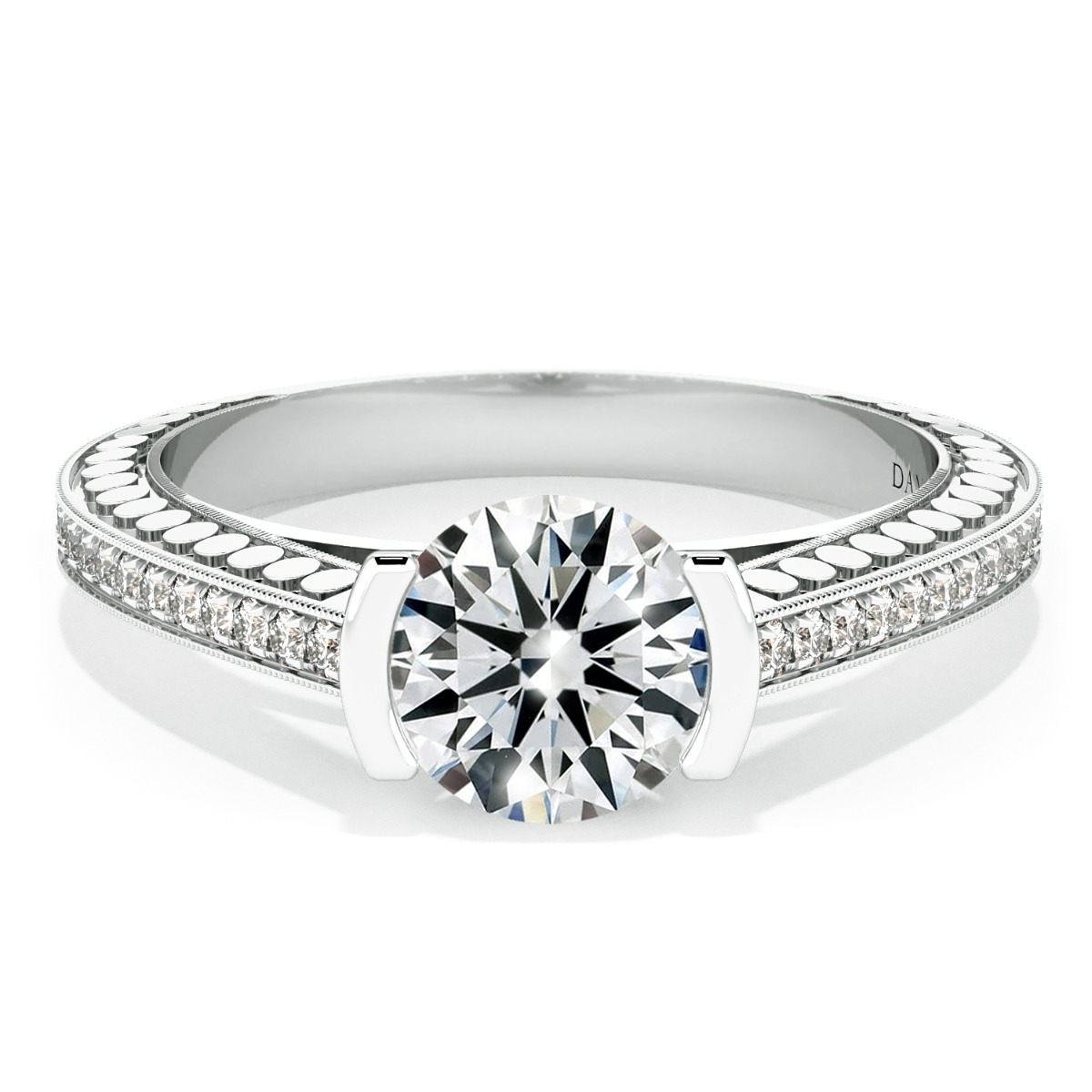 Tubetto Unique Engagement Ring — image 1 of 9