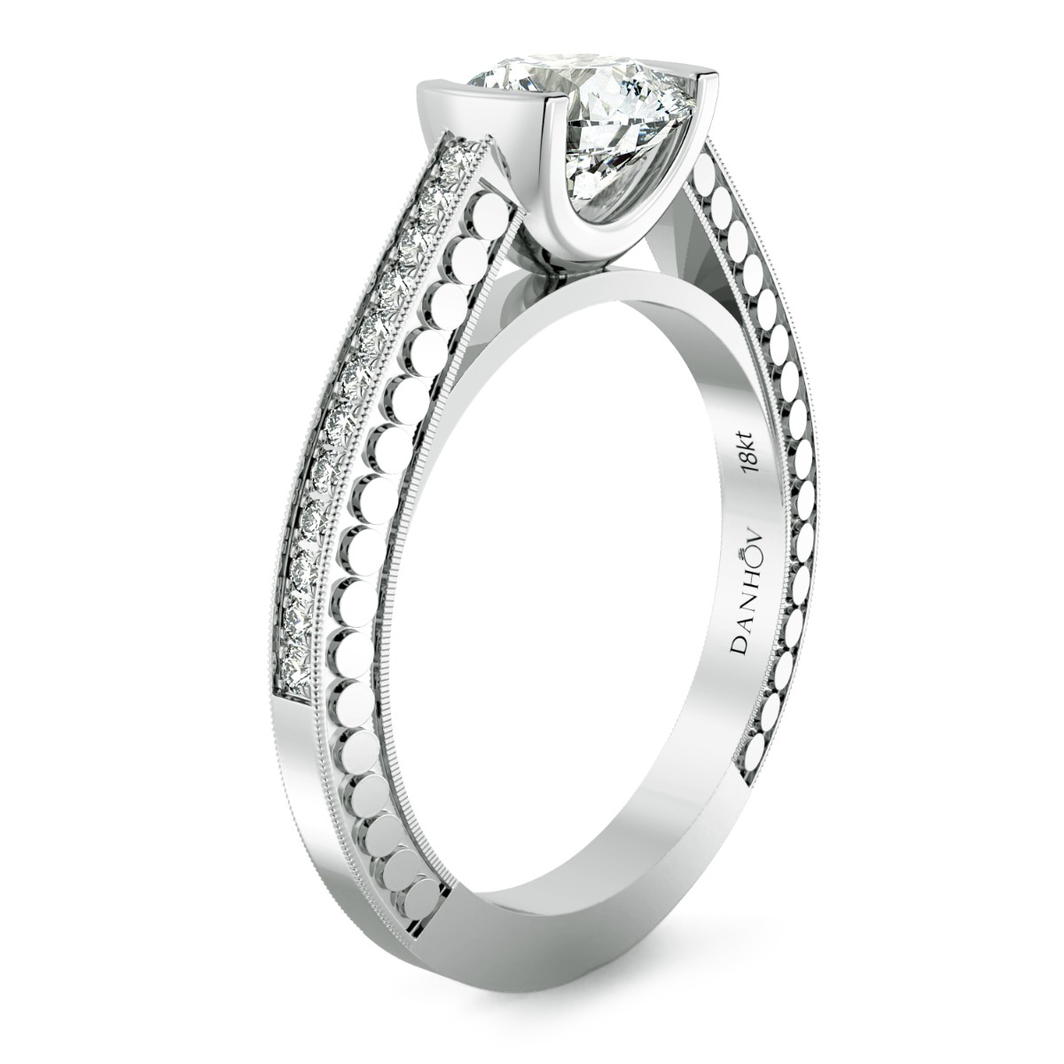 Tubetto Unique Engagement Ring — image 2 of 9
