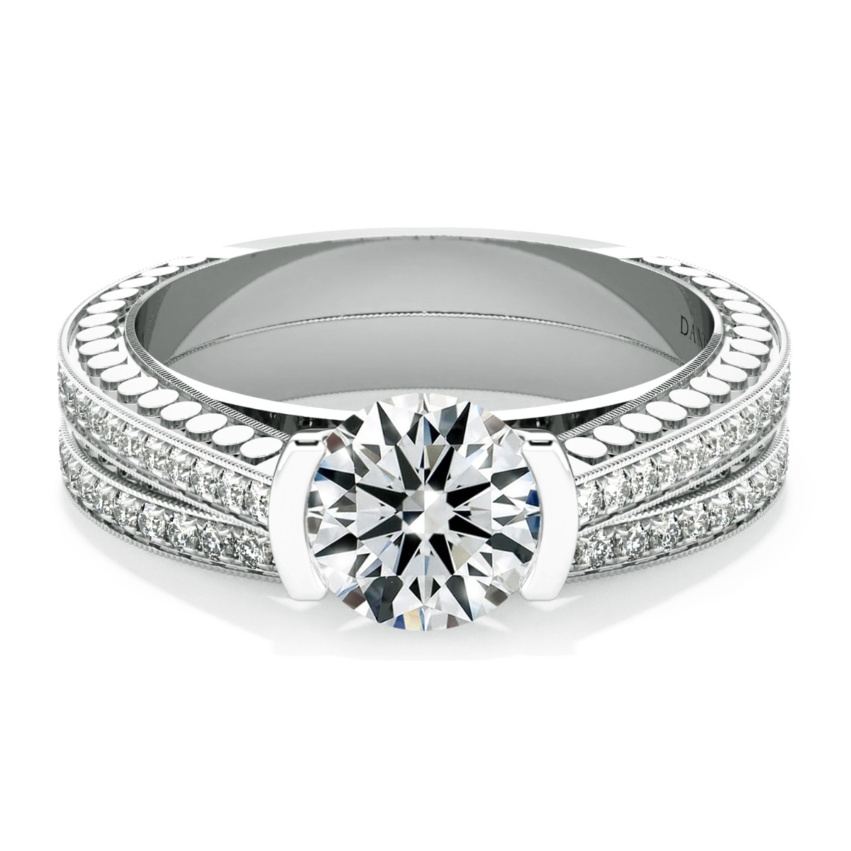 Tubetto Unique Engagement Ring — image 5 of 9