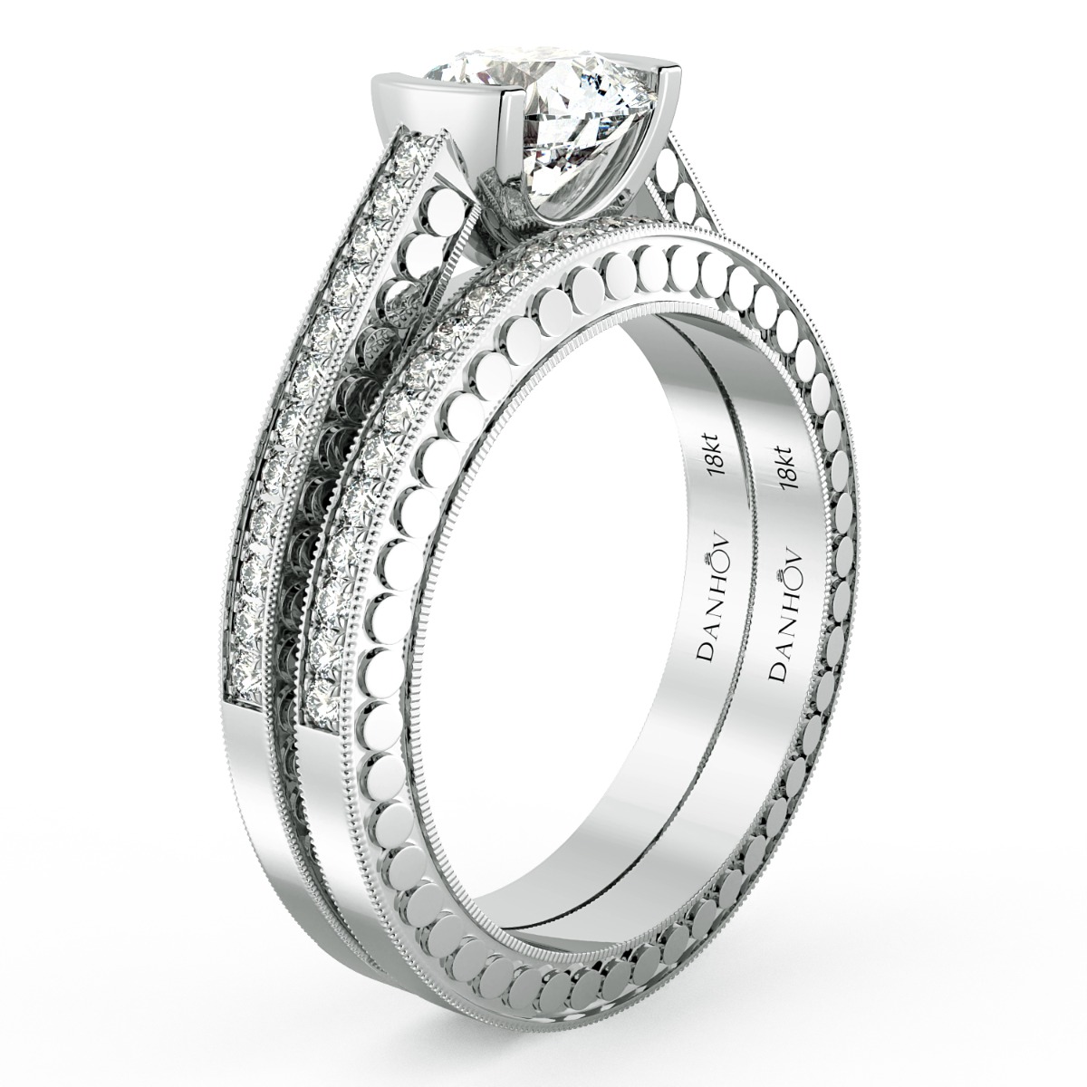 Tubetto Unique Engagement Ring — image 6 of 9