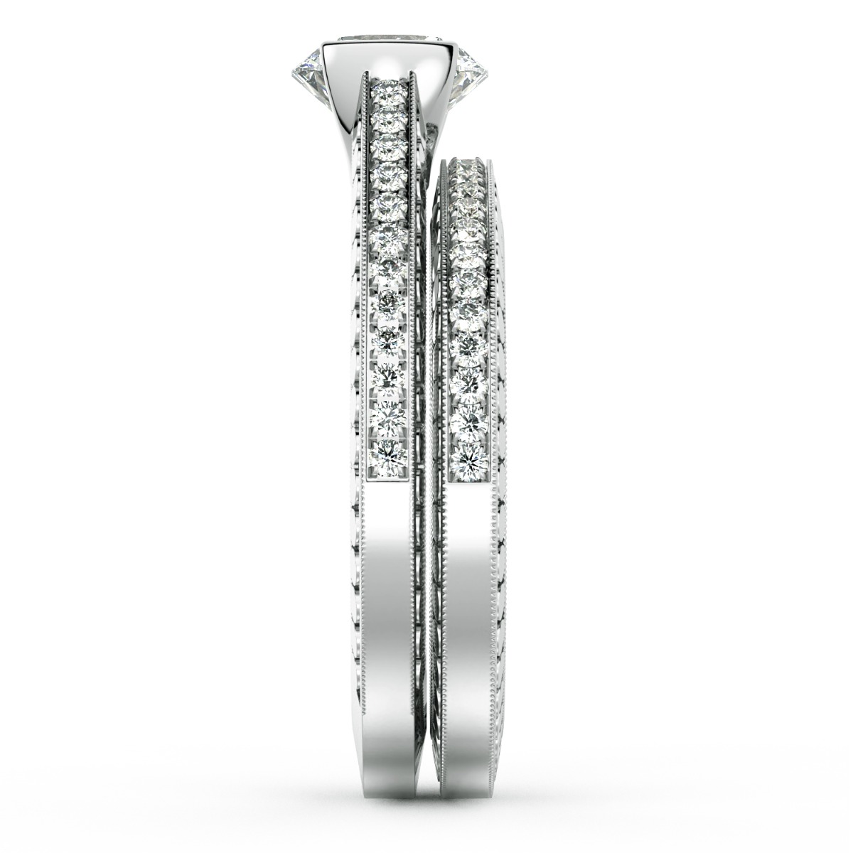 Tubetto Unique Engagement Ring — image 8 of 9