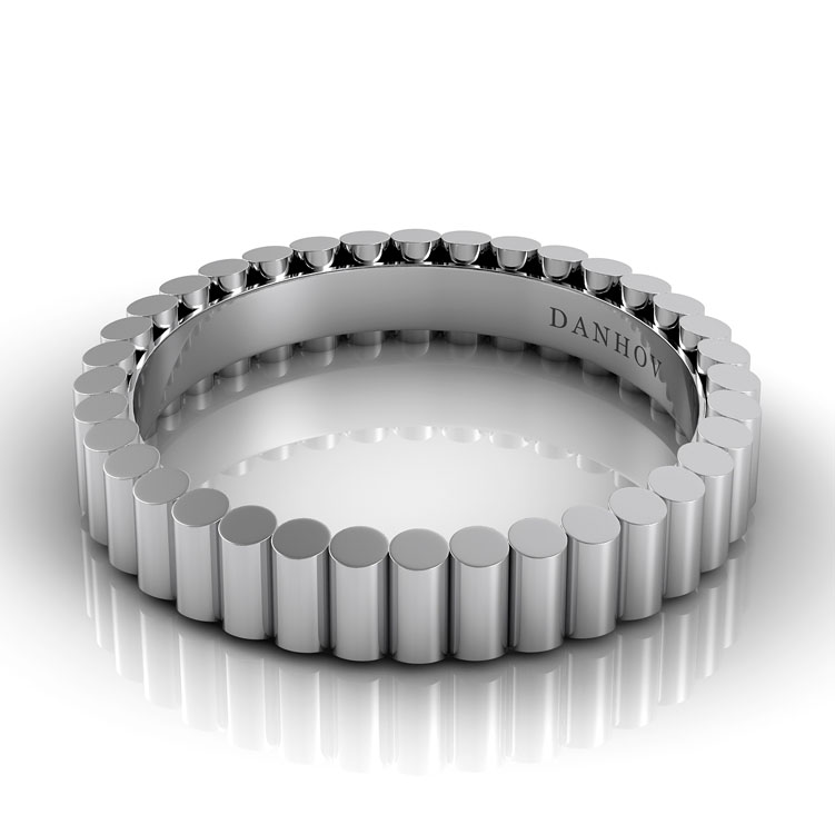 Tubetto Round Unique Wedding Band for Men — image 1 of 1